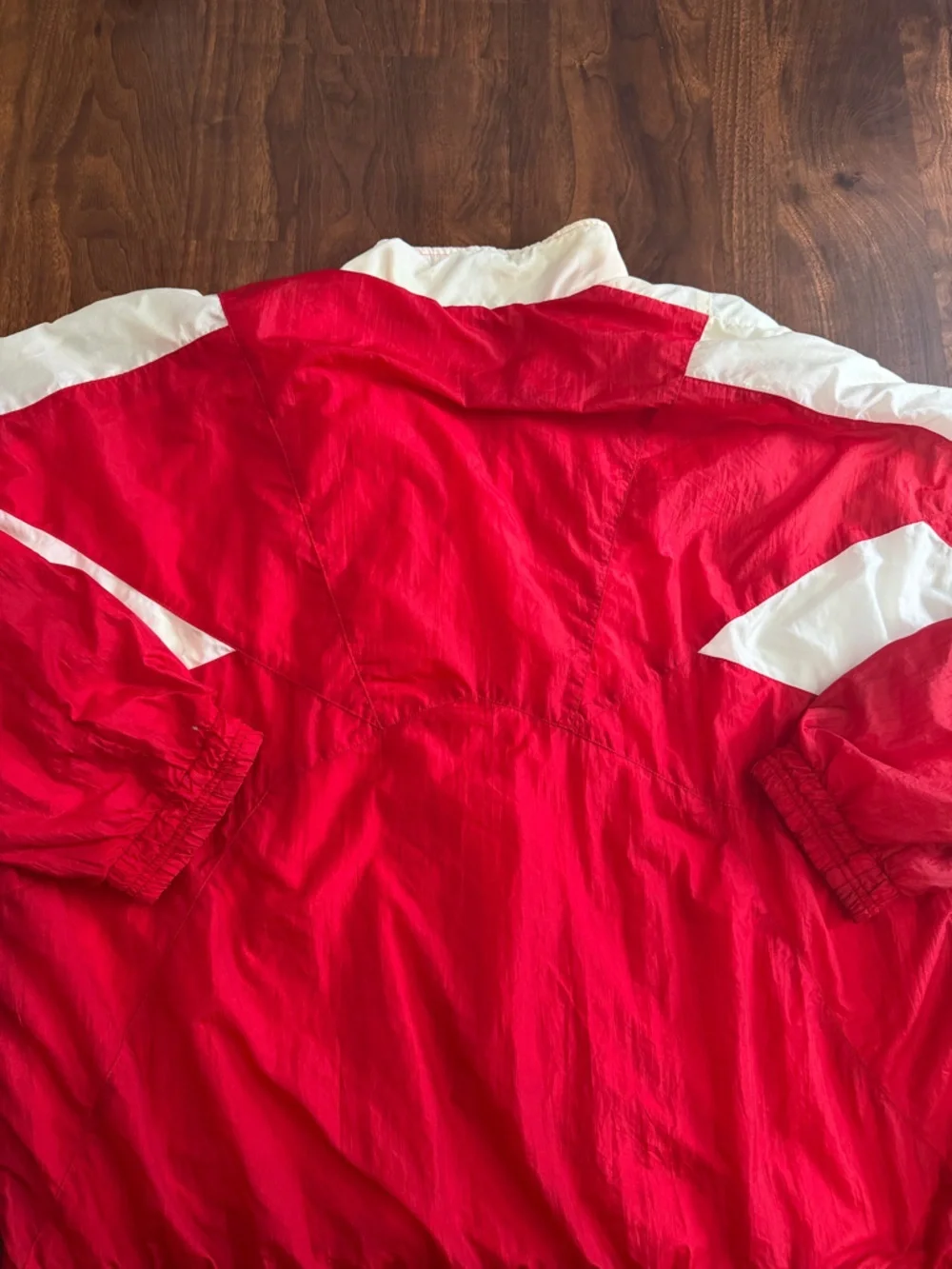 Vintage Nike 90d Red and White Windbreaker Jacket